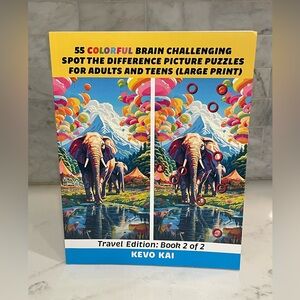 Colorful Brain Challenging‎ Spot the Difference Picture Puzzles for Adults/Teens